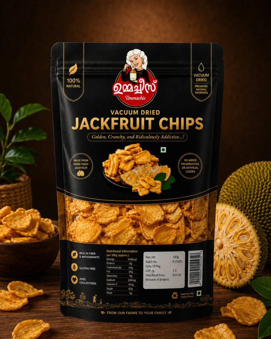 Jackfruit Chips (Vacuum Dried)