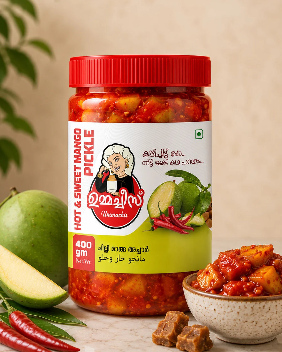 Hot and Sweet Mango Pickle